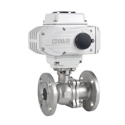 COVNA Electric Actuator Stainless Steel Industrial Ball Valve DN50