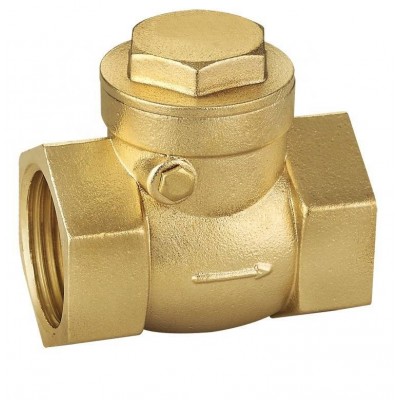 Covna Dn25 2 Inch Dn15 1/2 Inch 200 Wog Fnpt Bronze Brass Swing Check Valve